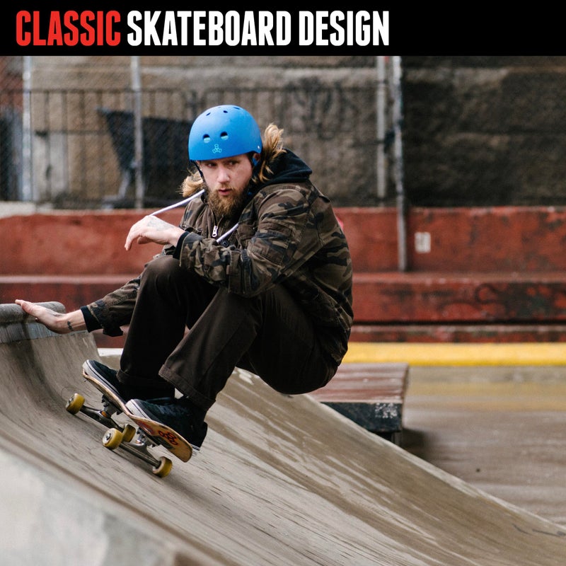 Triple Eight Sweatsaver Liner Skateboarding Helmet, Royal Blue Rubber, X-Large - Image 5